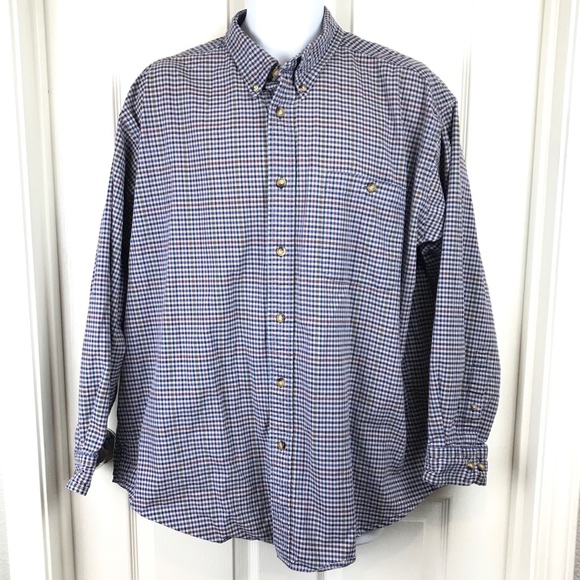 Orvis Other - Orvis Plaid Button Down Long Sleeve Shirt Sz XL